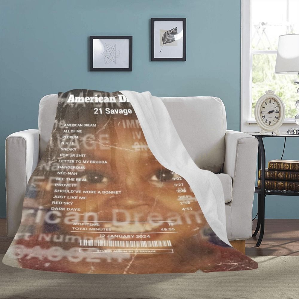 Buy 21 Savage American Dream Blanket