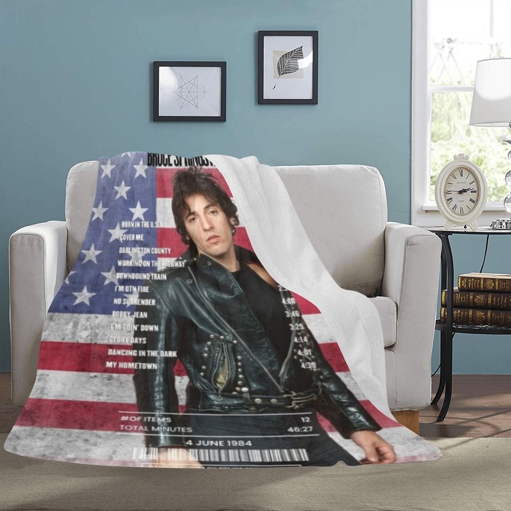 Blanket Born In The USA By Bruce Springsteen
