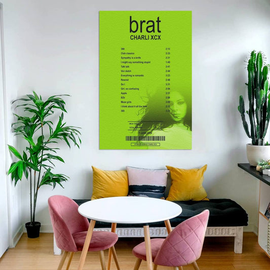 Brat Canvas Inspired by Charli XCX