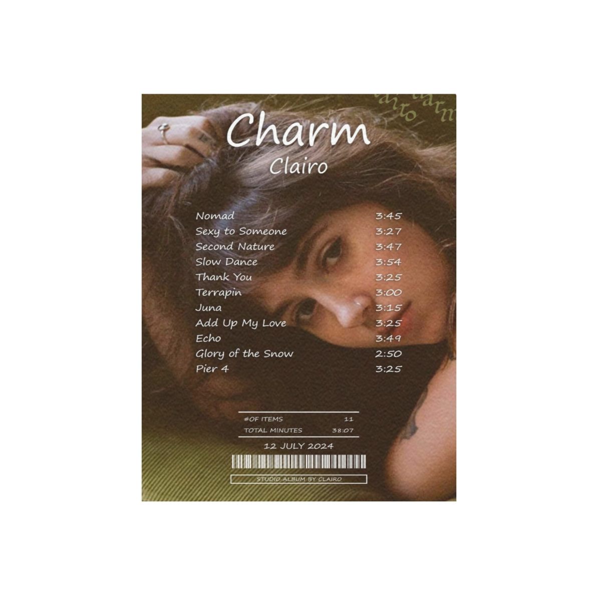 Buy Charm Canvas Inspired by Clairo
