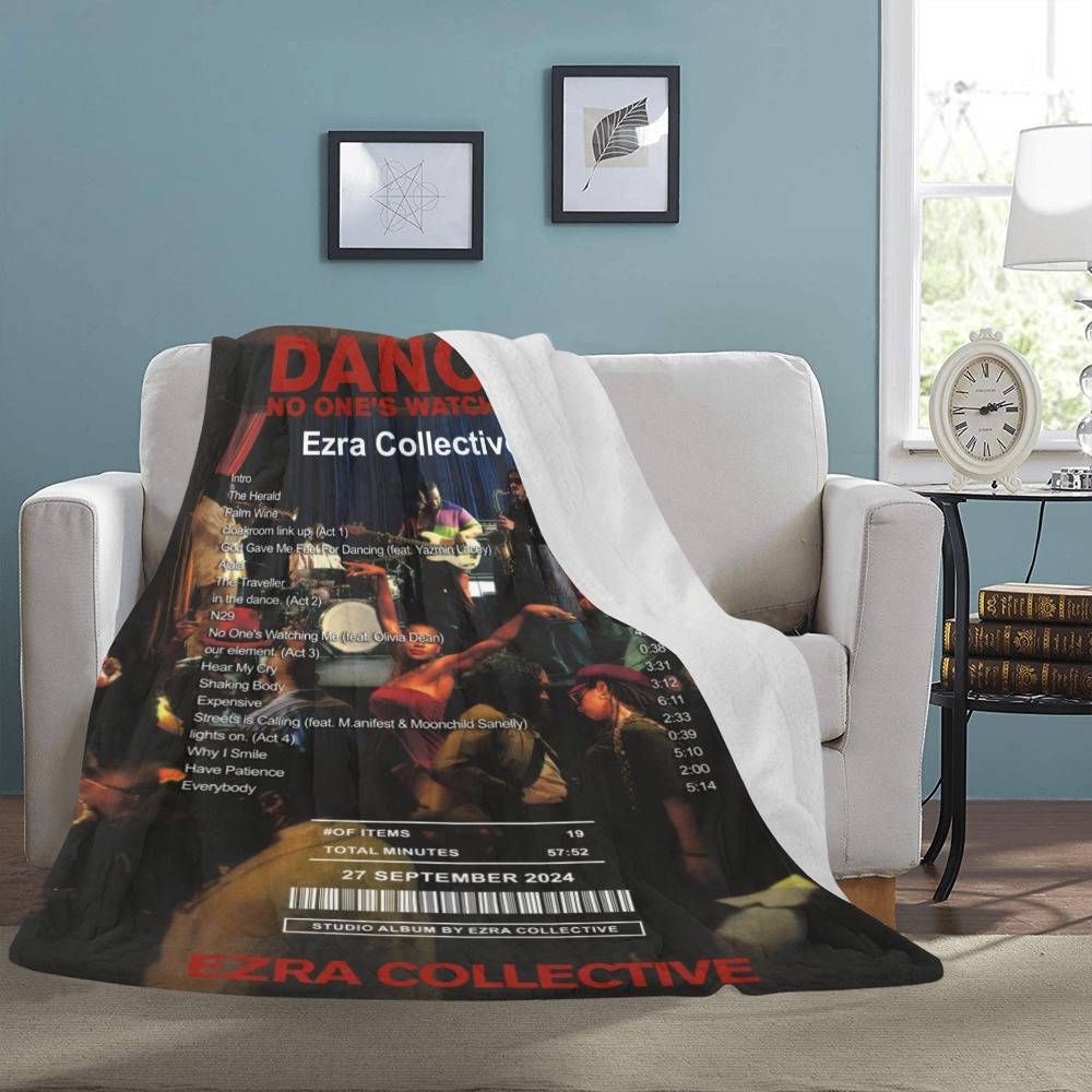 Dance, No One’s Watching Blanket by Ezra Collective shop now