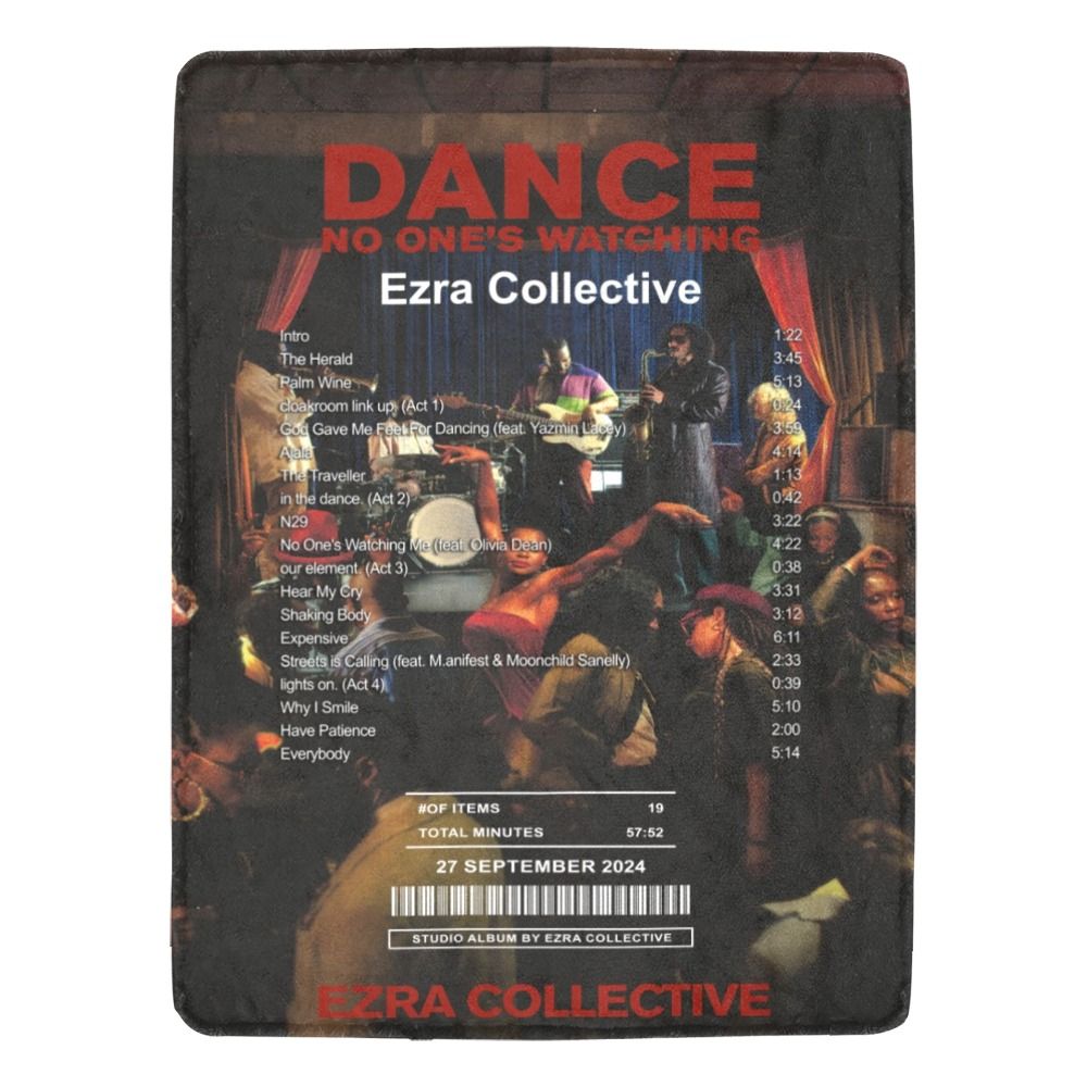 Dance, No One’s Watching Blanket by Ezra Collective