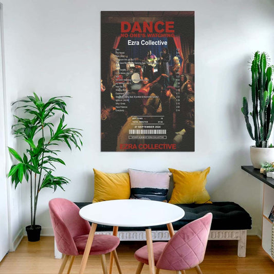 Dance, No One’s Watching Canvas by Ezra Collective