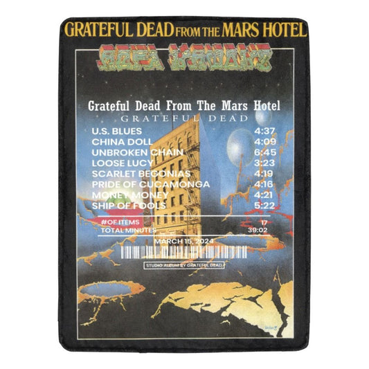From the Mars Hotel Blanket – Cozy Up with Grateful Dead