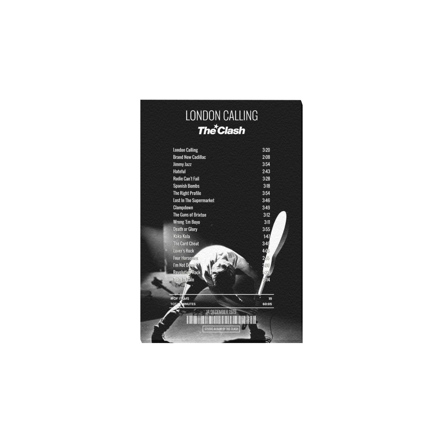 Buy London Calling Receipt Canvas