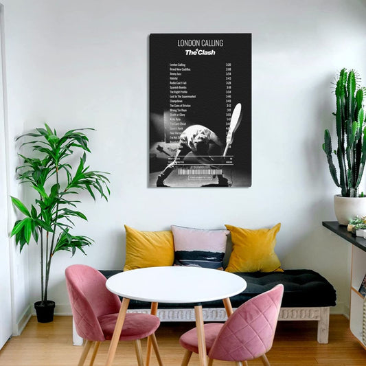 London Calling Receipt Canvas