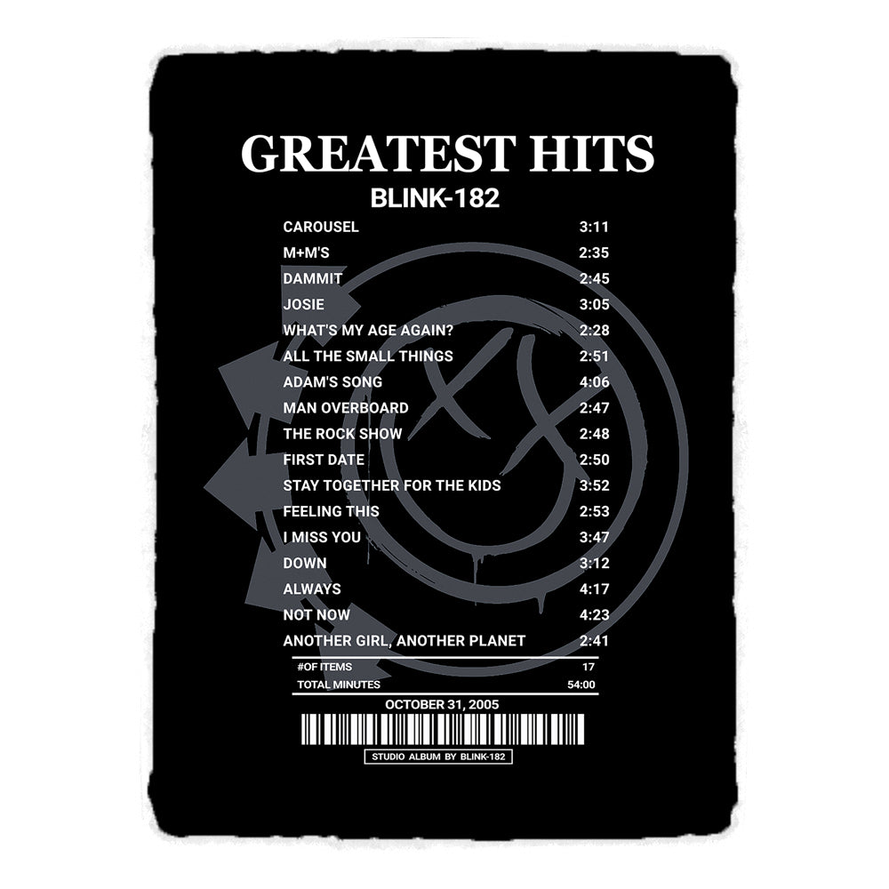 Orders Blink 182 Greatest Hits