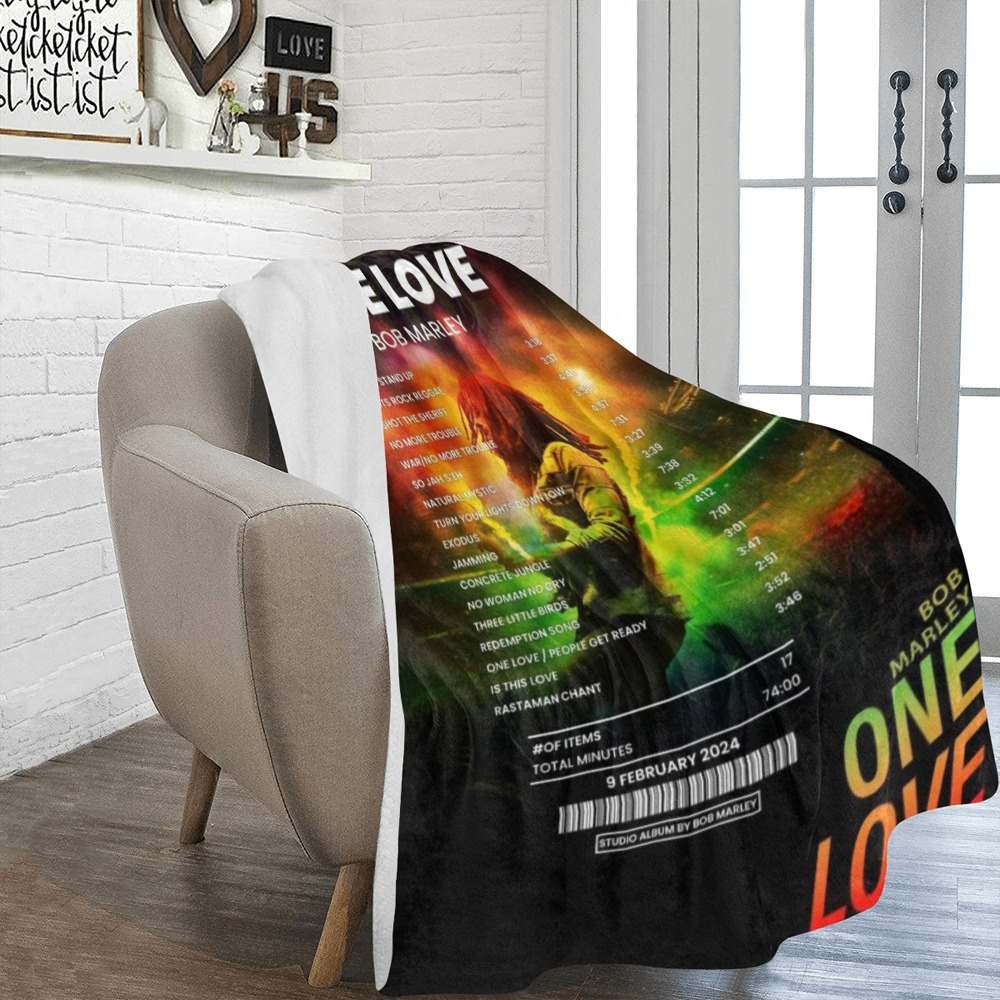 Blanket One Love By Bob Marley
