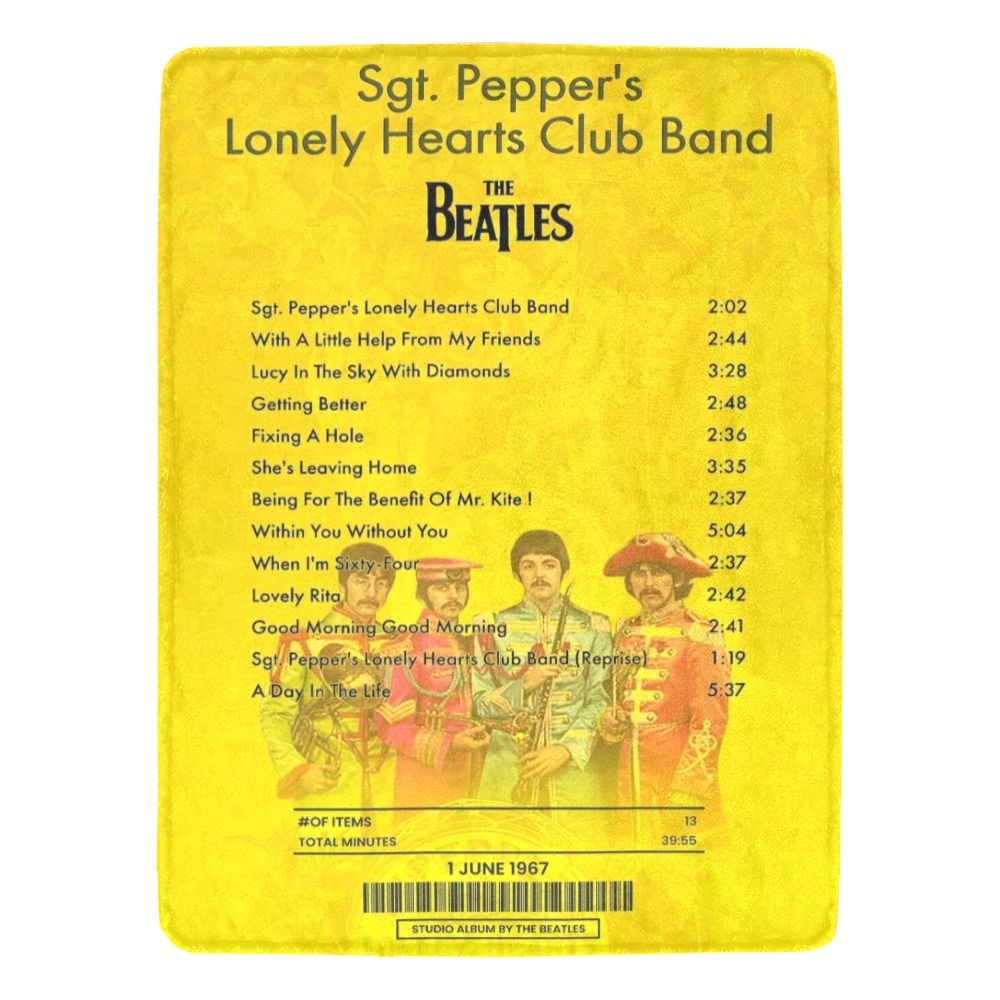 Sgt Pepper's Lonely Hearts Club Band By Beatles - Blanket