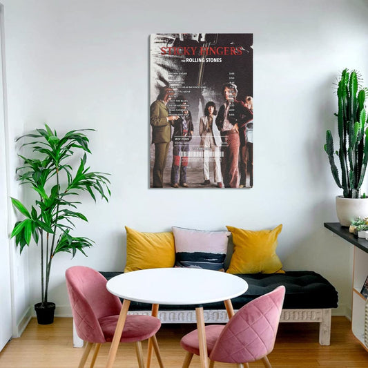 The Rolling Stones Sticky Fingers Canvas