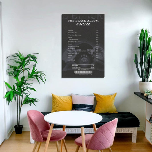 Jay-Z The Black Album Canvas
