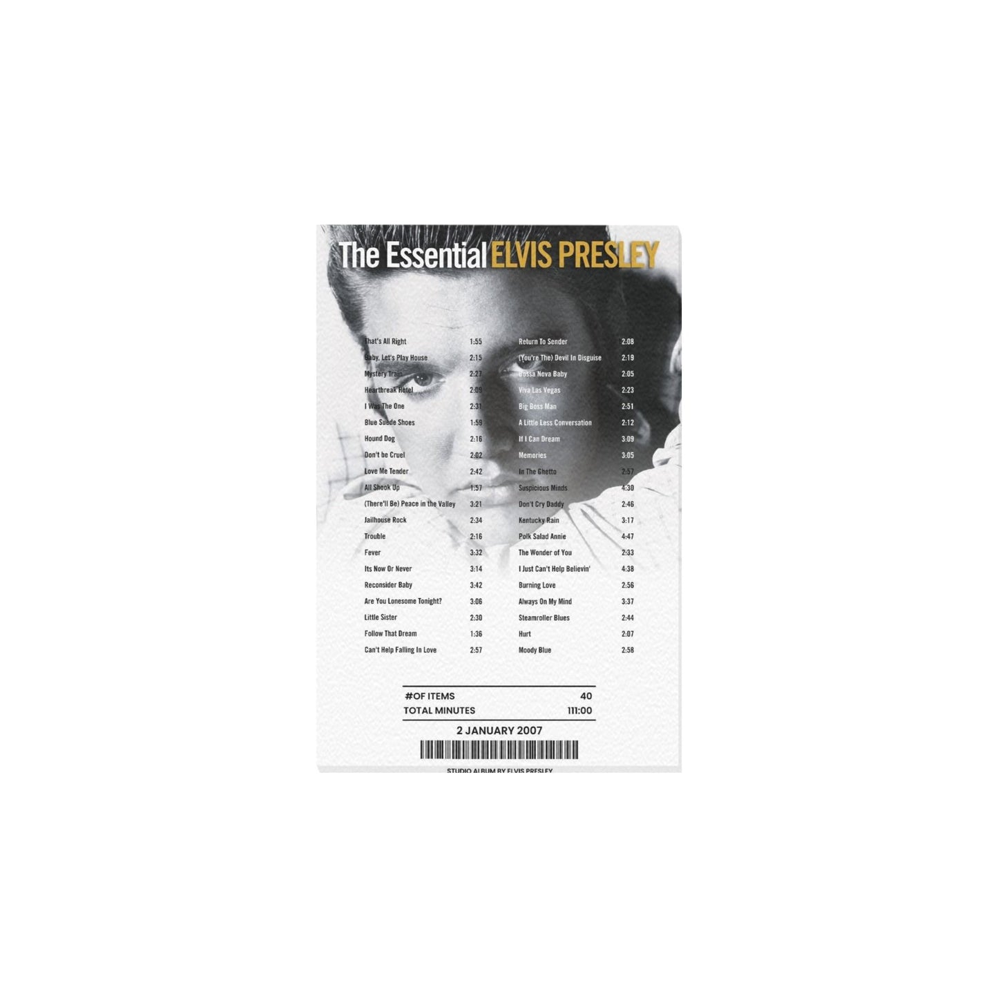 The Essential Elvis Presley Canvas buy now