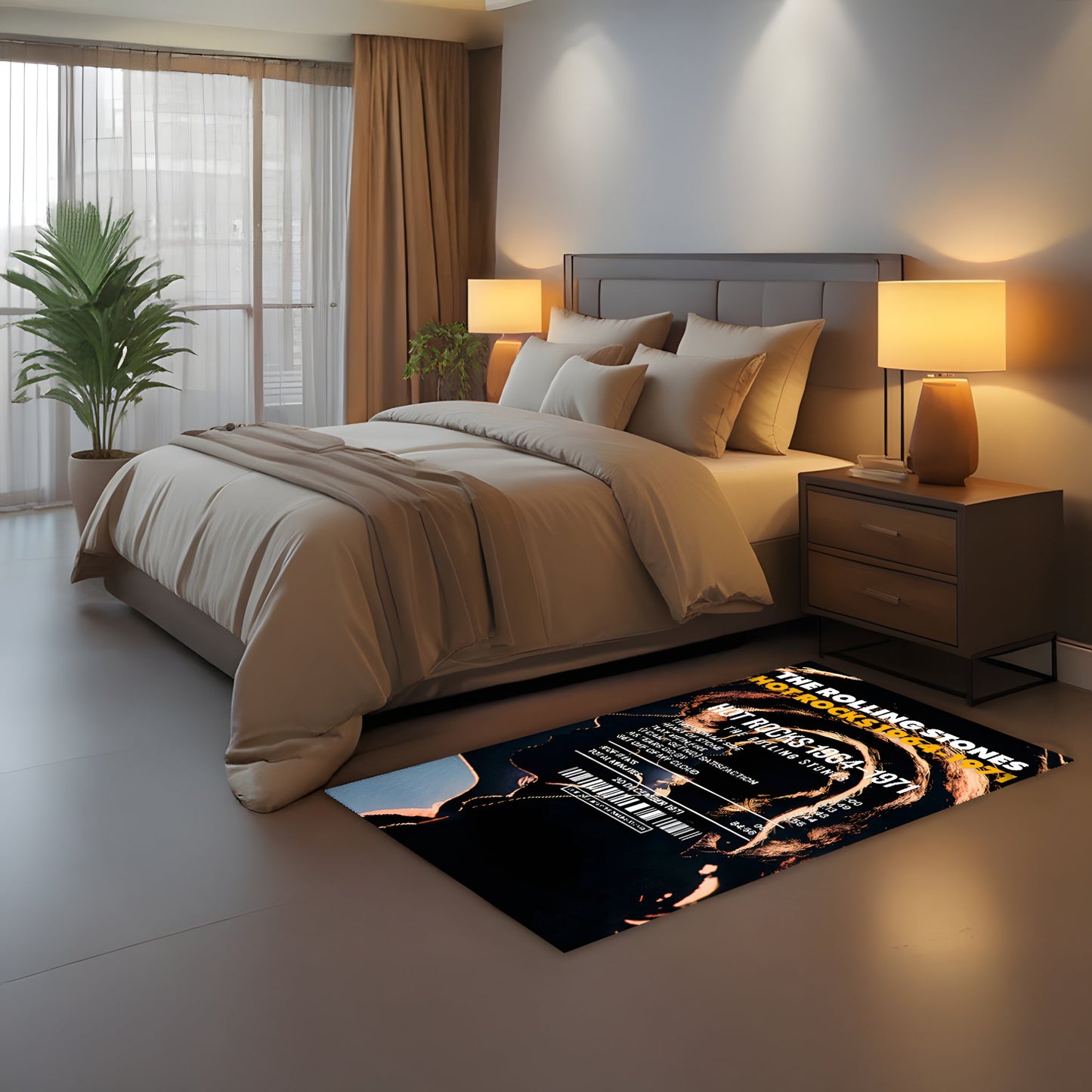 The Rolling Stone album receipt rug