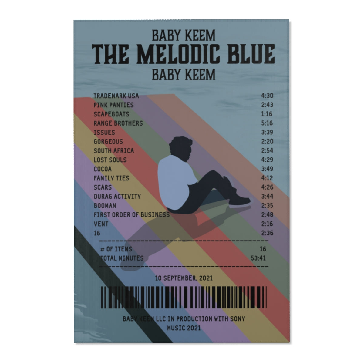 The Melodic Blue - Baby Keem [Rug] – Receipt Rugs