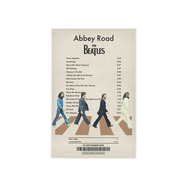 Abbey Road By The Beatles [Rug] – Receipt Rugs