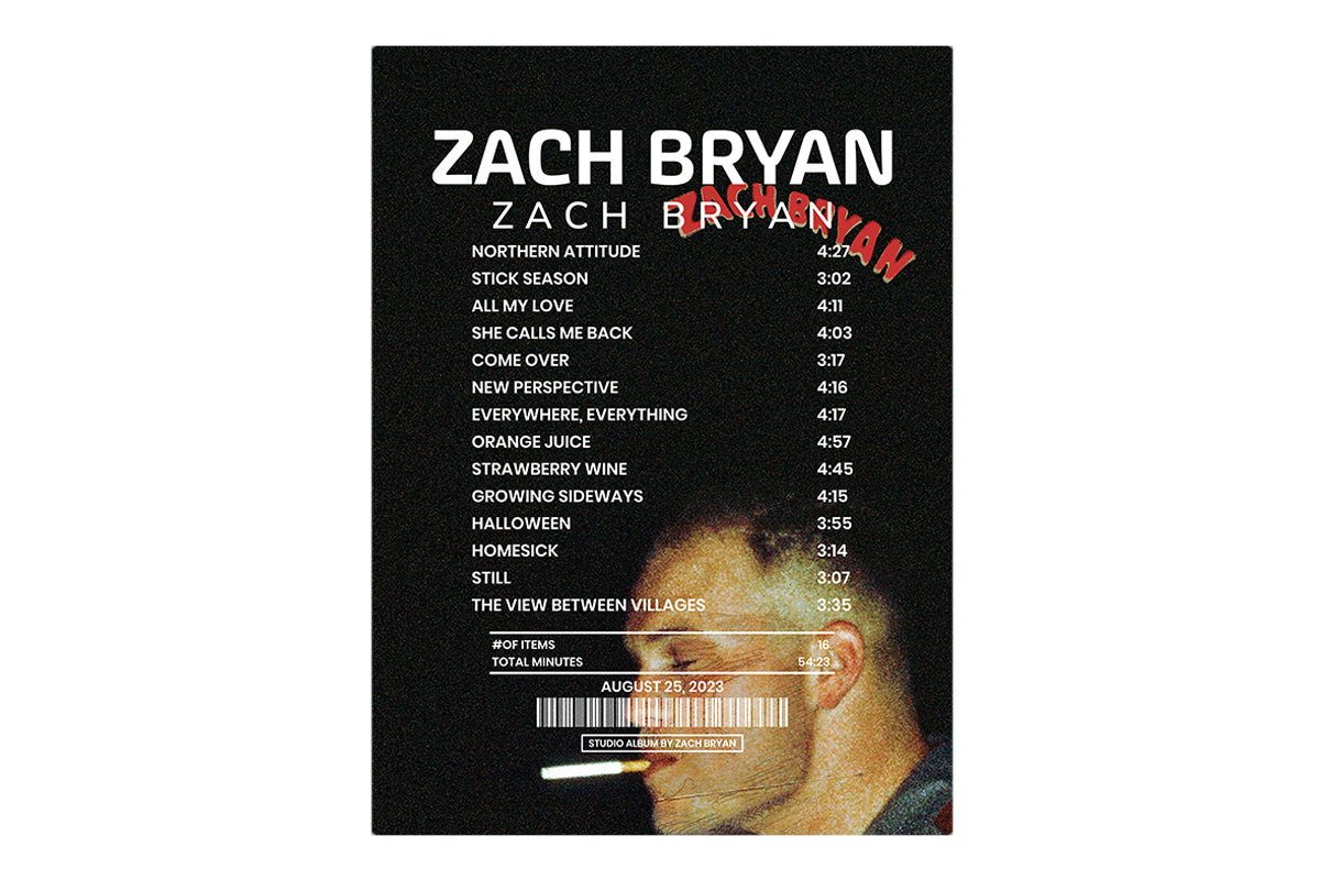 Zach Bryan By Zach Bryan [Canvas]