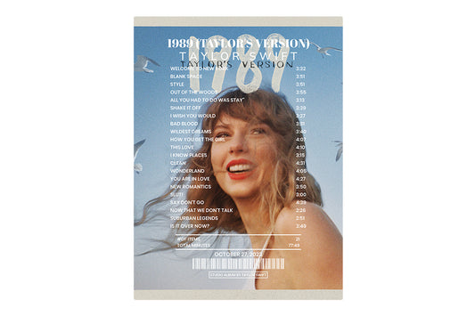 1989 (Taylor's Version) By Taylor Swift [Canvas]
