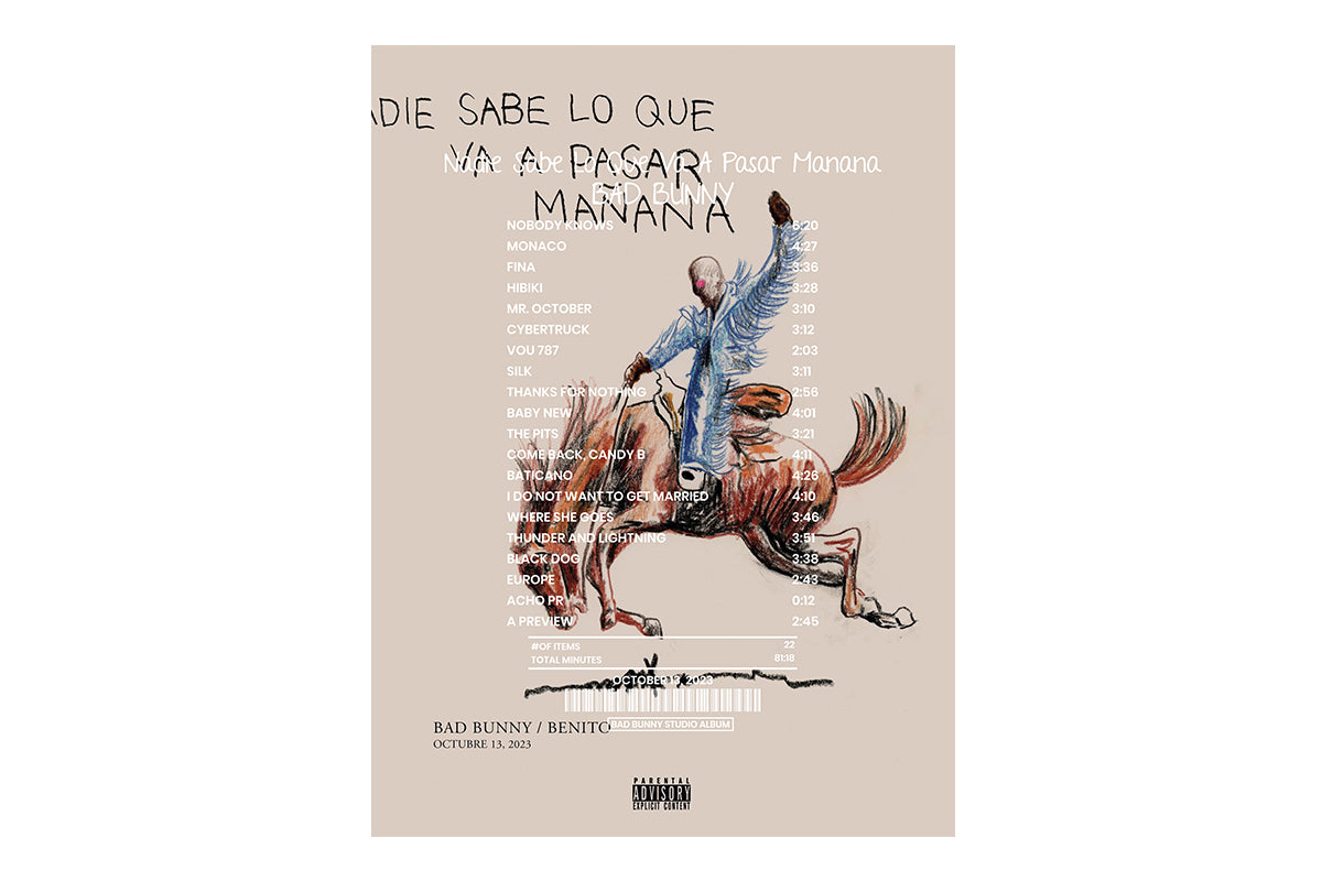 Nadie Sabe Lo Que Va A Pasar Manana By Bad Bunny  [Blanket]