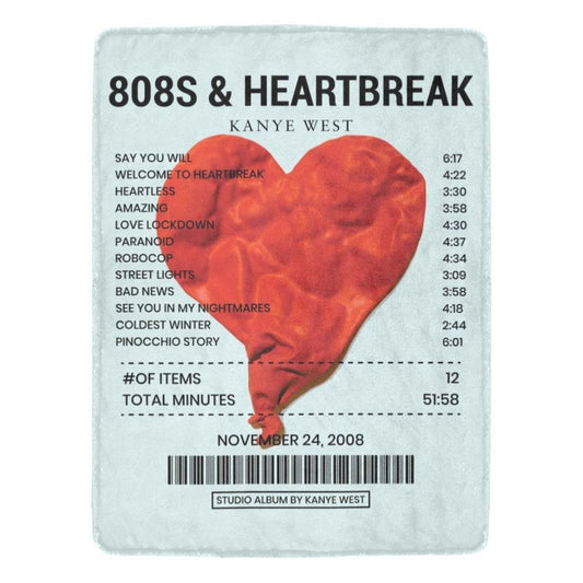 808s & Heartbreak by Kanye West blanket