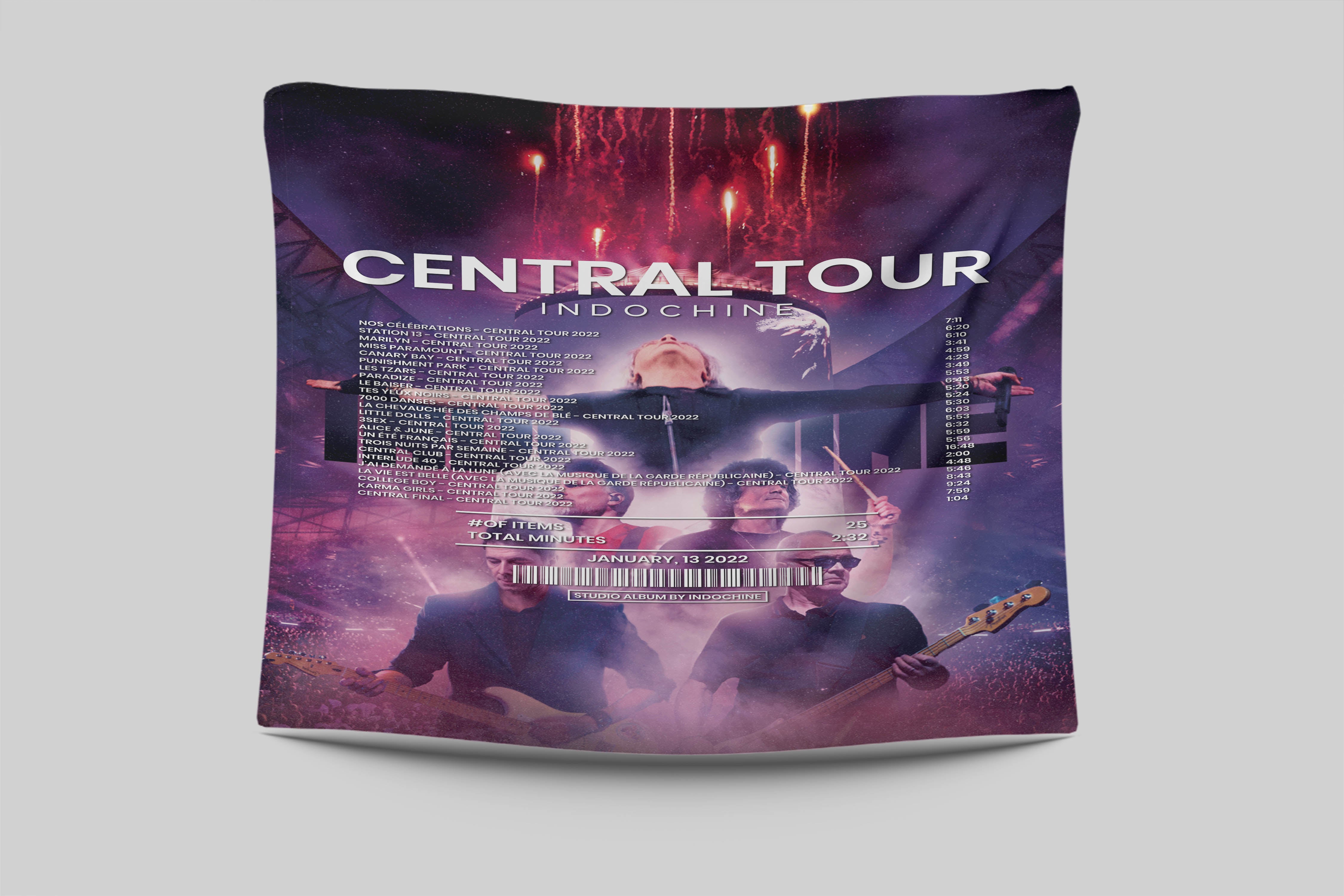 Central Tour By Indochine [Blanket] – Receipt Rugs