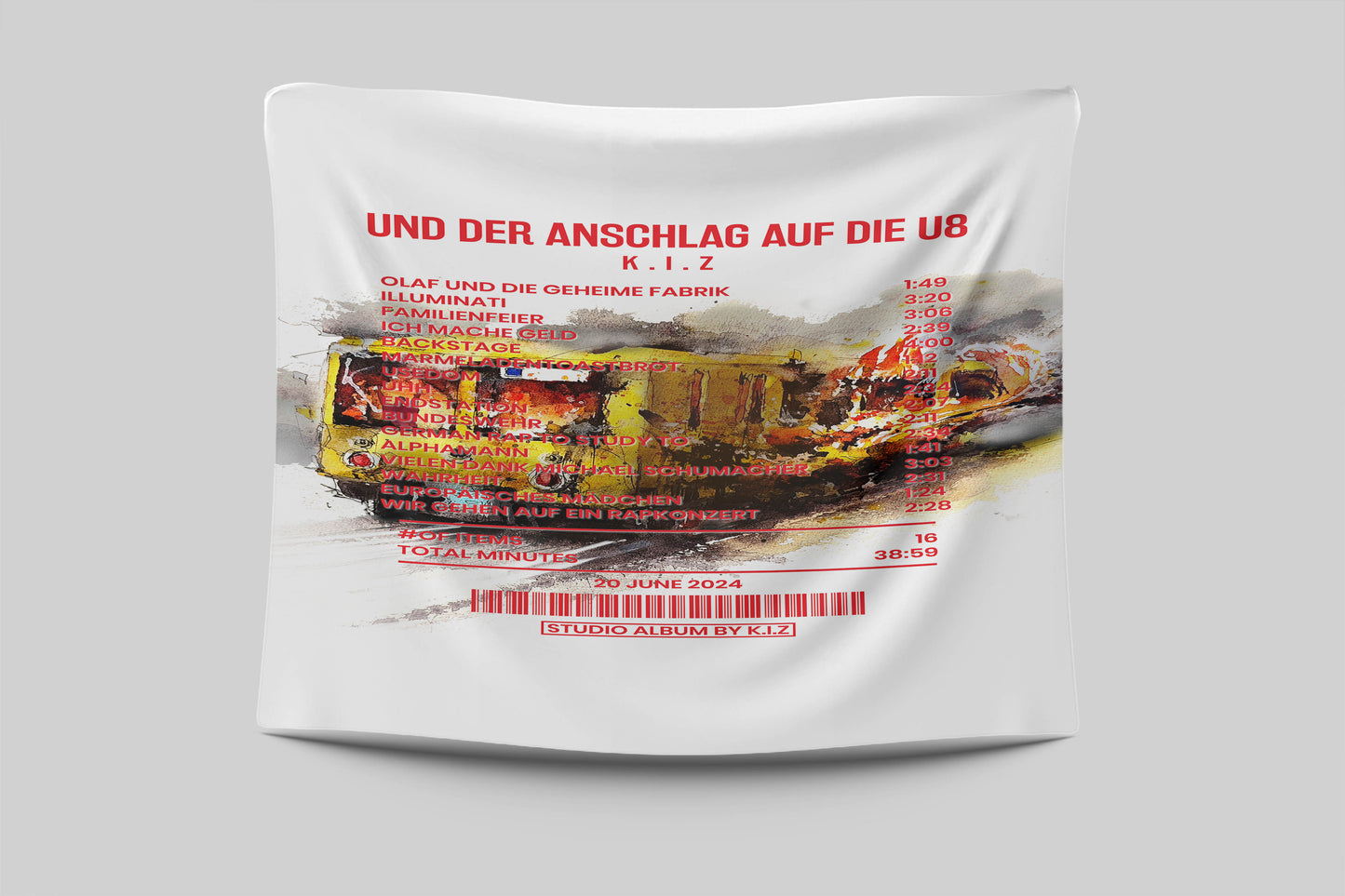 Und der Anschlag auf die U8 By KIZ [Couverture]