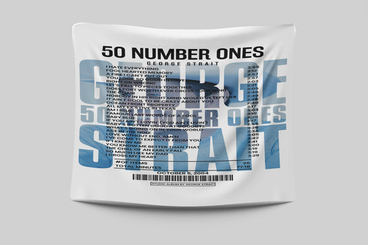 50 Number Ones By George Strait [Blanket]