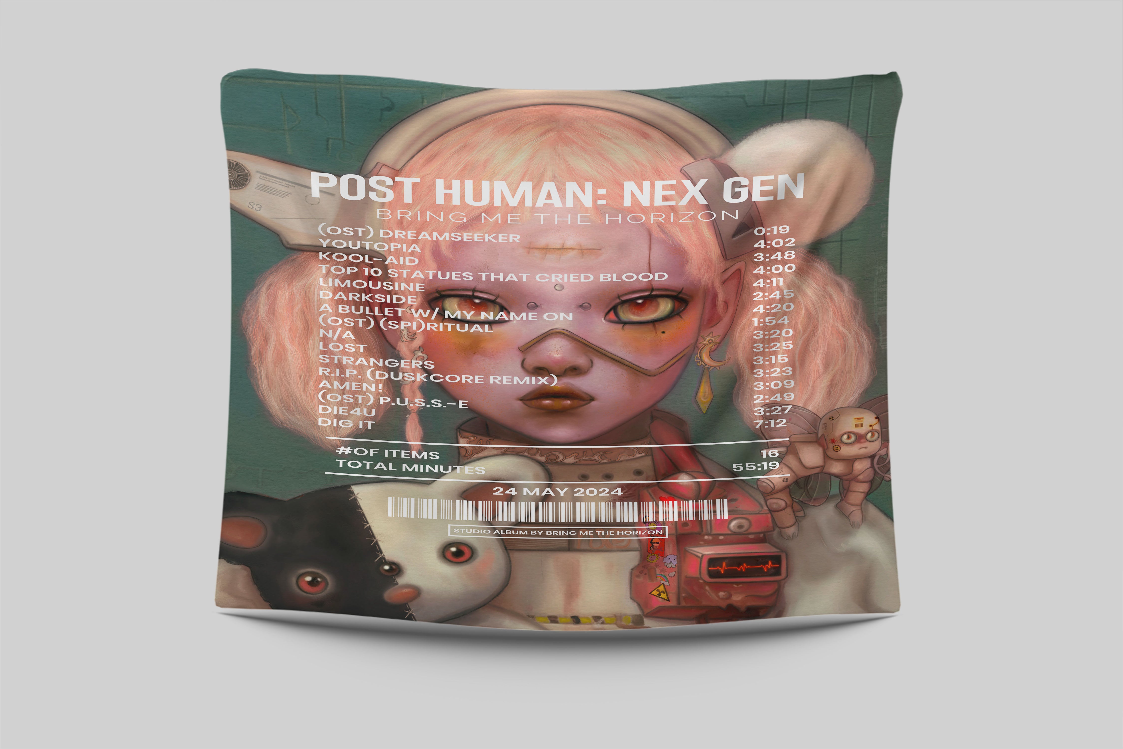 Post Human - Nex Gen by Bring Me The Horizon [Blanket] – Receipt Rugs