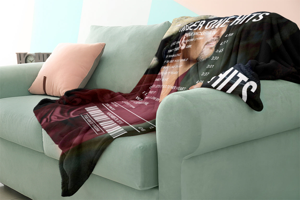 Number One Hits By Tim McGraw [Blanket] – Receipt Rugs