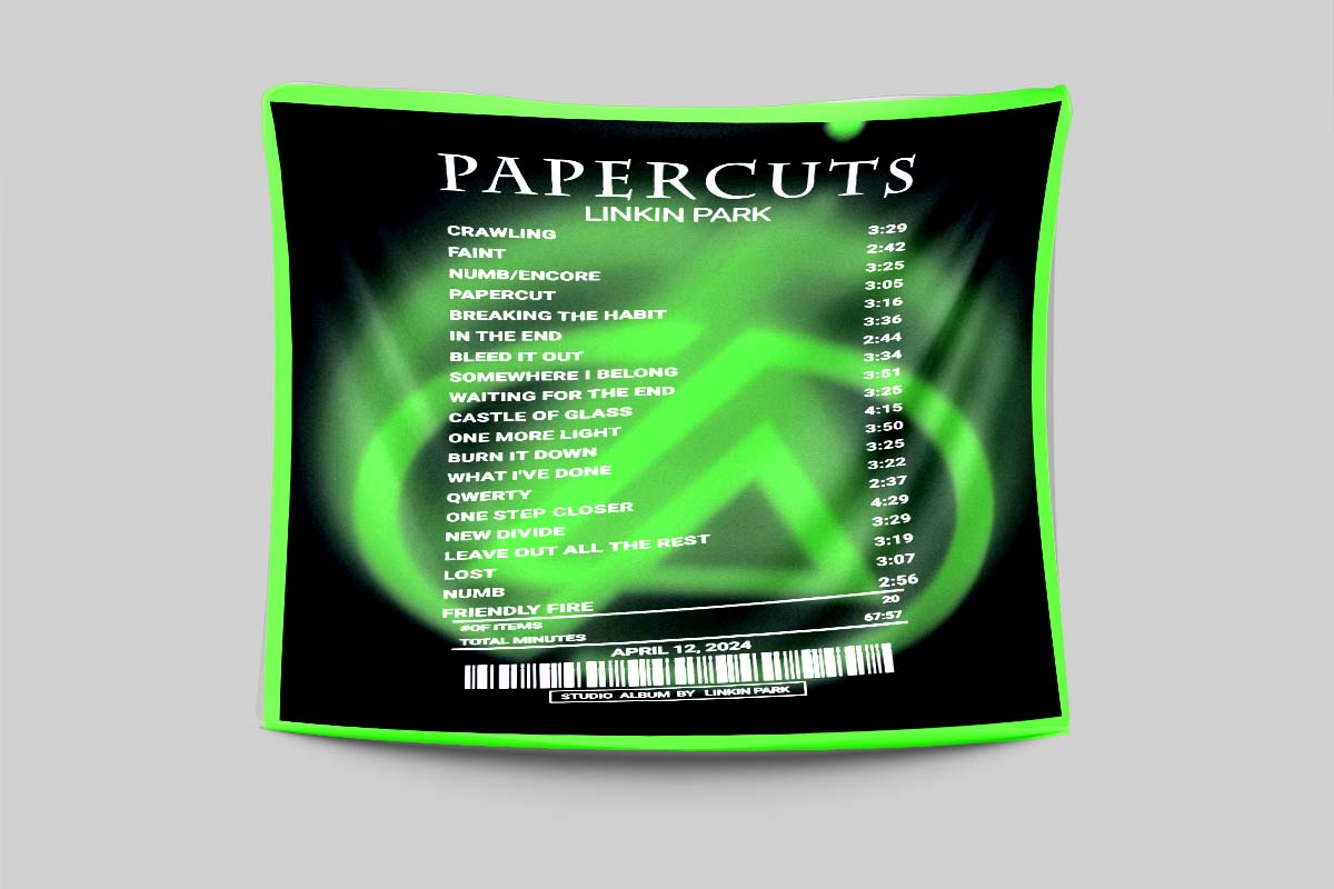 Papercuts - Collection Singles 2000-2023 de Linkin Park [Couverture]