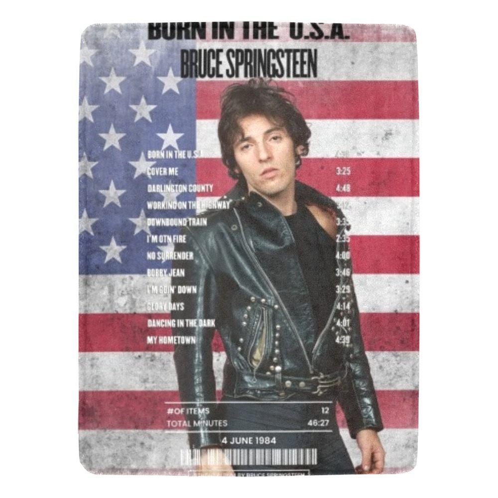 Born In The USA By Bruce Springsteen Blanket