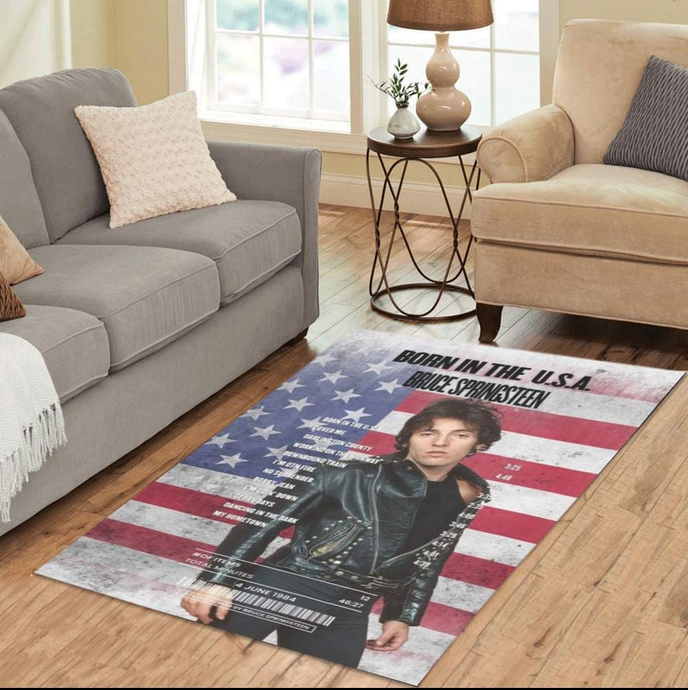 Born In The USA By Bruce Springsteen Stylish Rug 