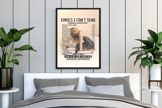 Emails I Can't Send By Sabrina Carpenter [Canvas]