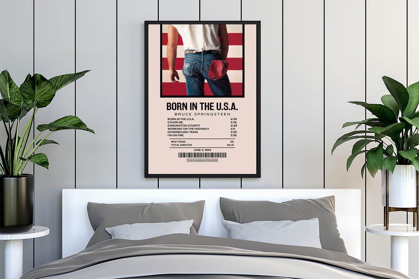 Born In the U.S.A. By Bruce Springsteen [Canvas]