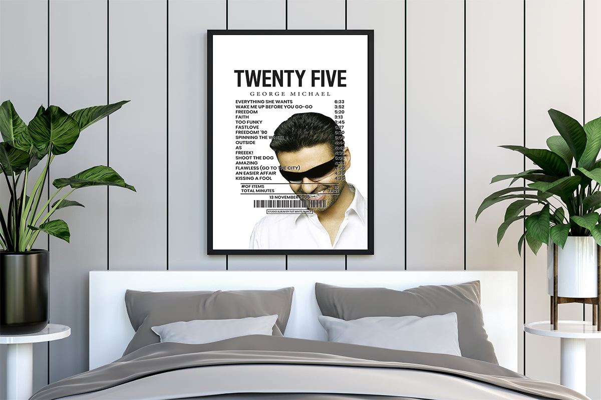 Twenty Five By George Michael [Canvas]