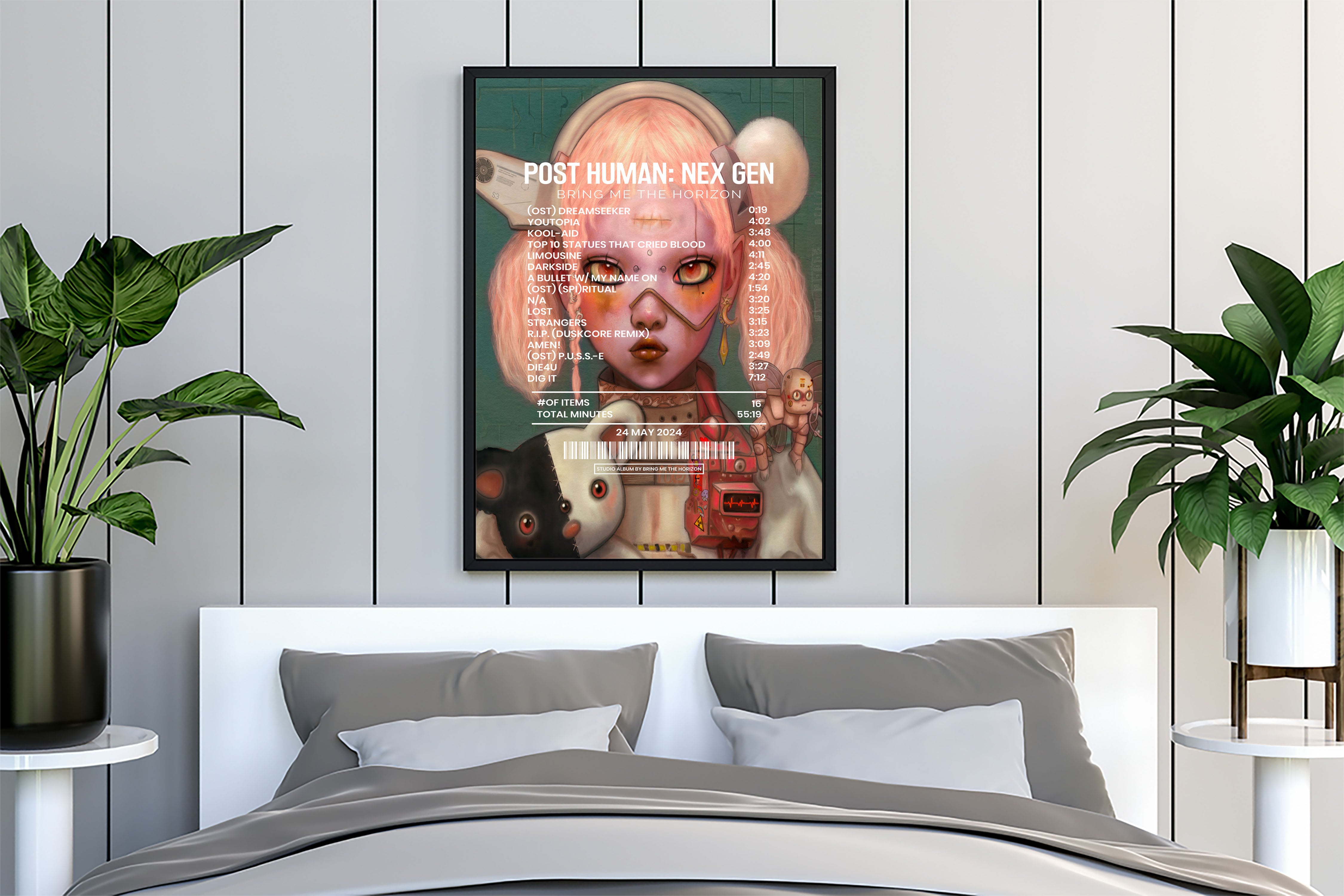 Post Human - Nex Gen by Bring Me The Horizon [Canvas] – Receipt Rugs