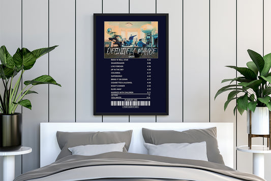 Definitely Maybe By Oasis [Canvas]