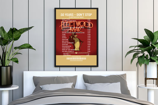 50 Years - Don'T Stop By Fleetwood Mac [Canvas]