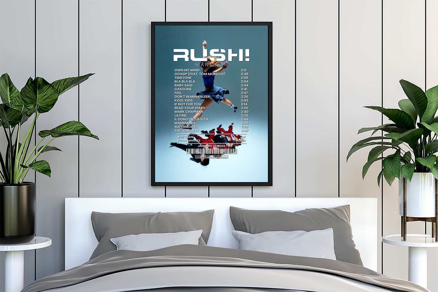 RUSH! Par Måneskin [Toile]