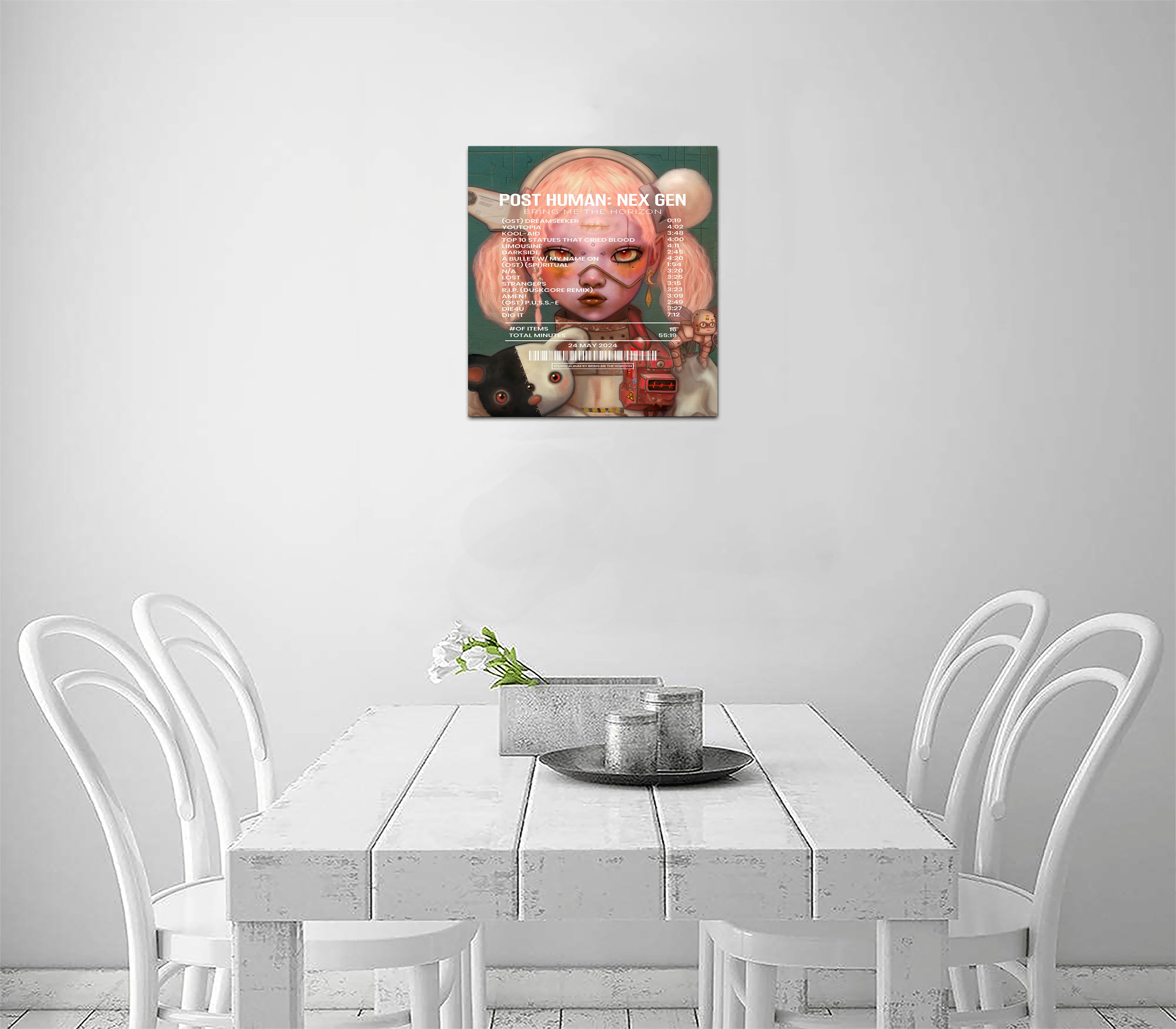 Post Human - Nex Gen by Bring Me The Horizon [Canvas] – Receipt Rugs