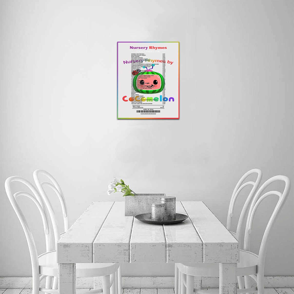 Nursery Rhymes By Cocomelon [Canvas] – Receipt Rugs