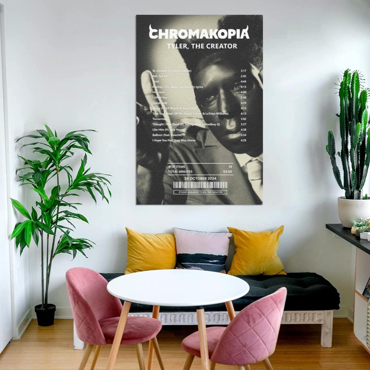 Chromakopia by Tyler, the Creator - Receipt Inspired Canvas – Receipt Rugs