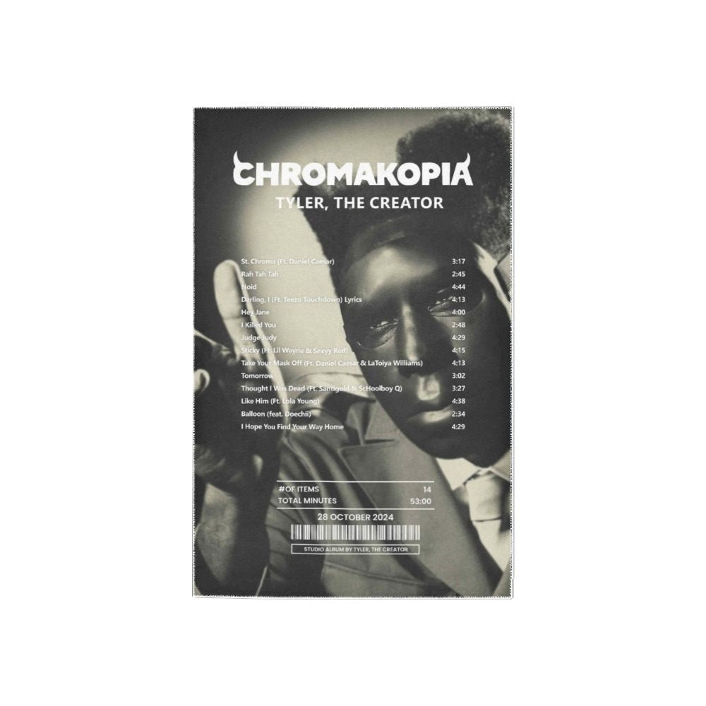 Chromakopia Receipt Rug by Tyler, the Creator