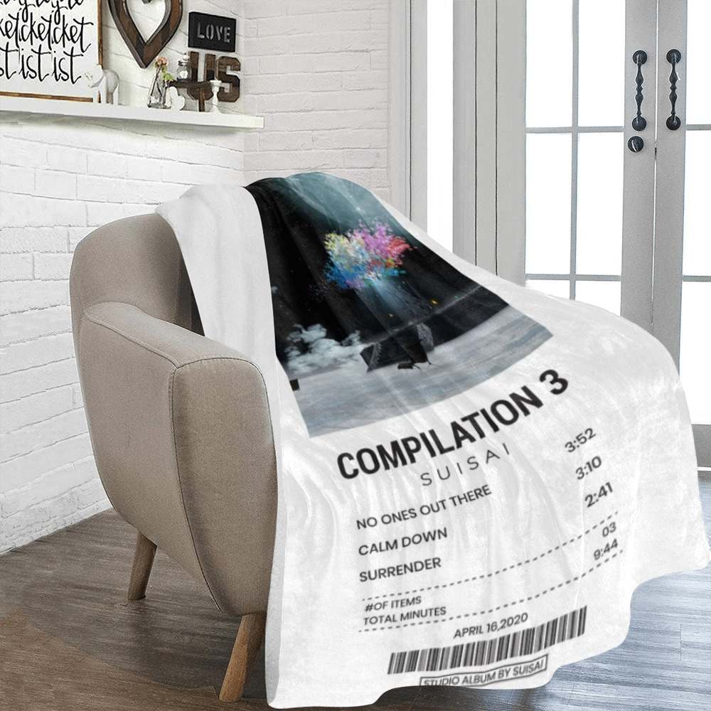 SuiSai Compilation 3 Receipt-Inspired Blanket 