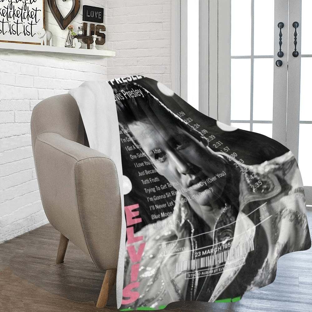 Buy Elvis Presley album cover  blanket