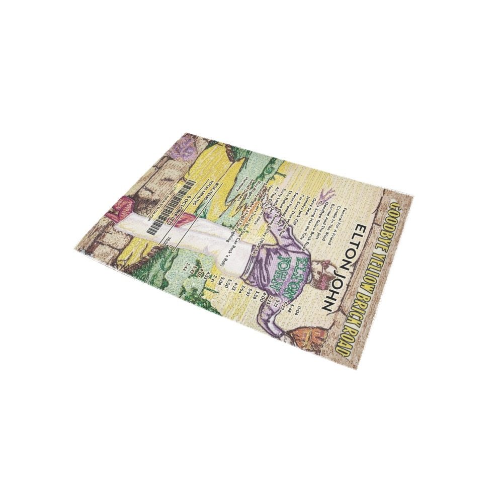 Buy Elton John Goodbye Yellow Brick Road Receipt Rug