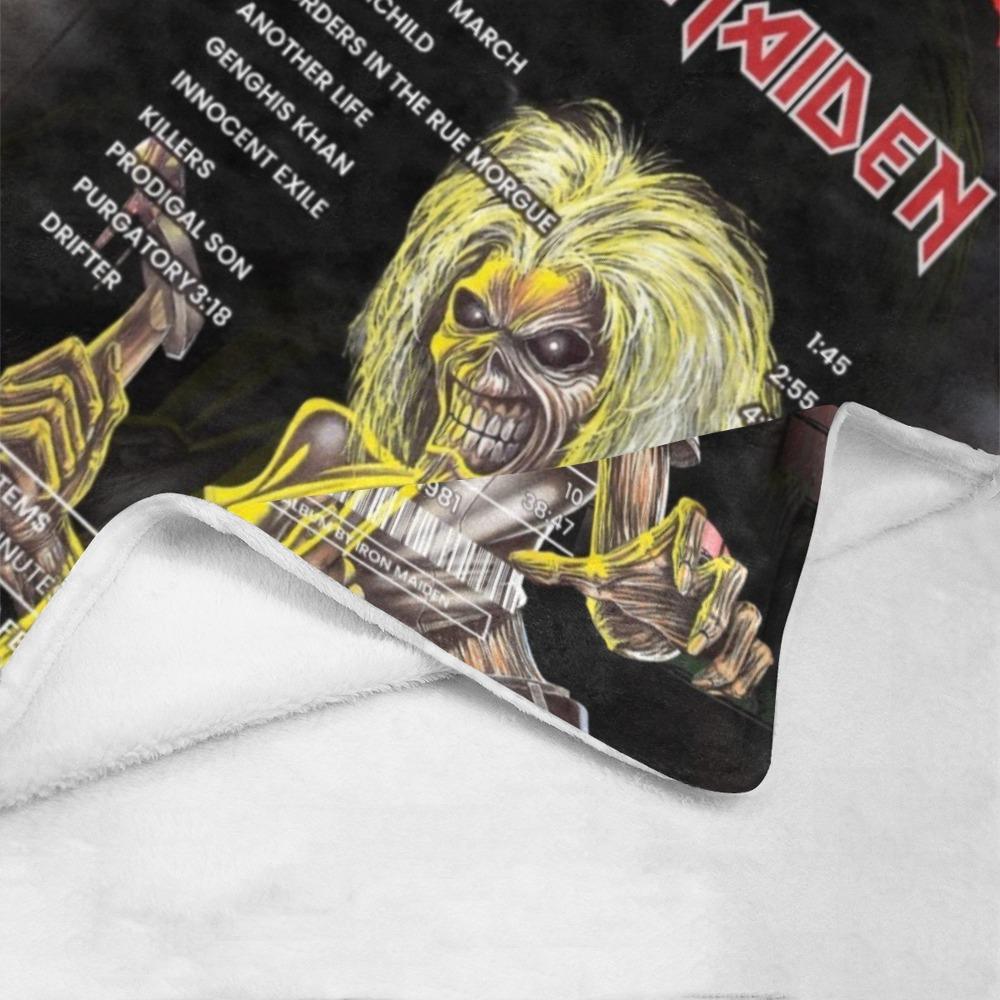 Iron Maiden Killers Receipt-Inspired Blanket