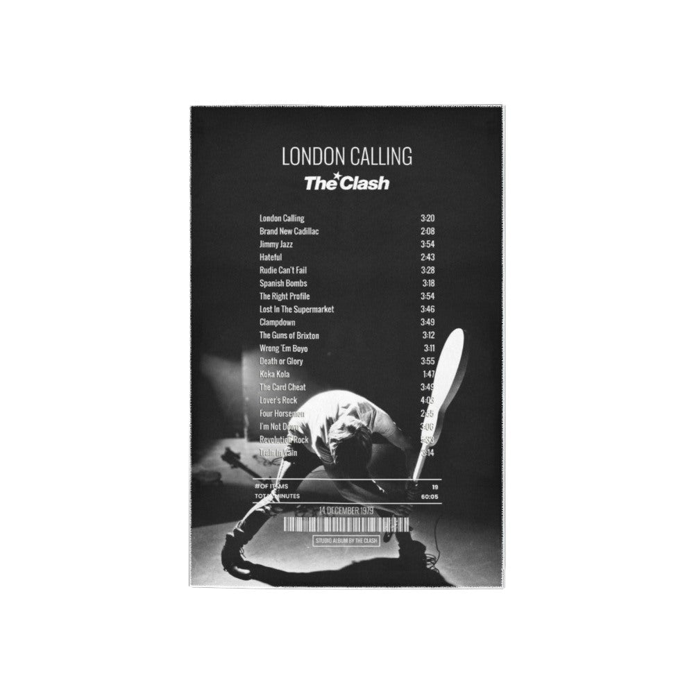 Recipct Rug Legendary Album – London Calling Receipt-Inspired Rug – Receipt Rugs