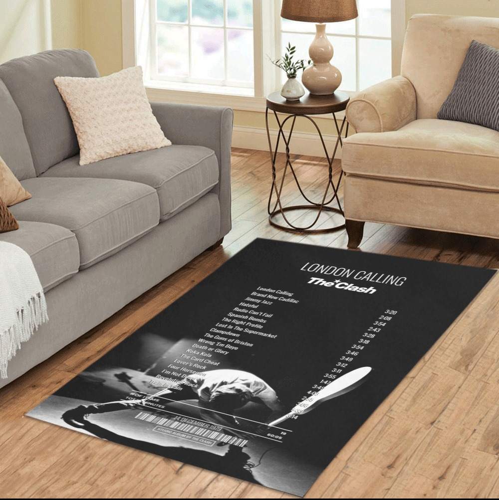 Legendary Album – London Calling Receipt-Inspired Rug – Receipt Rugs