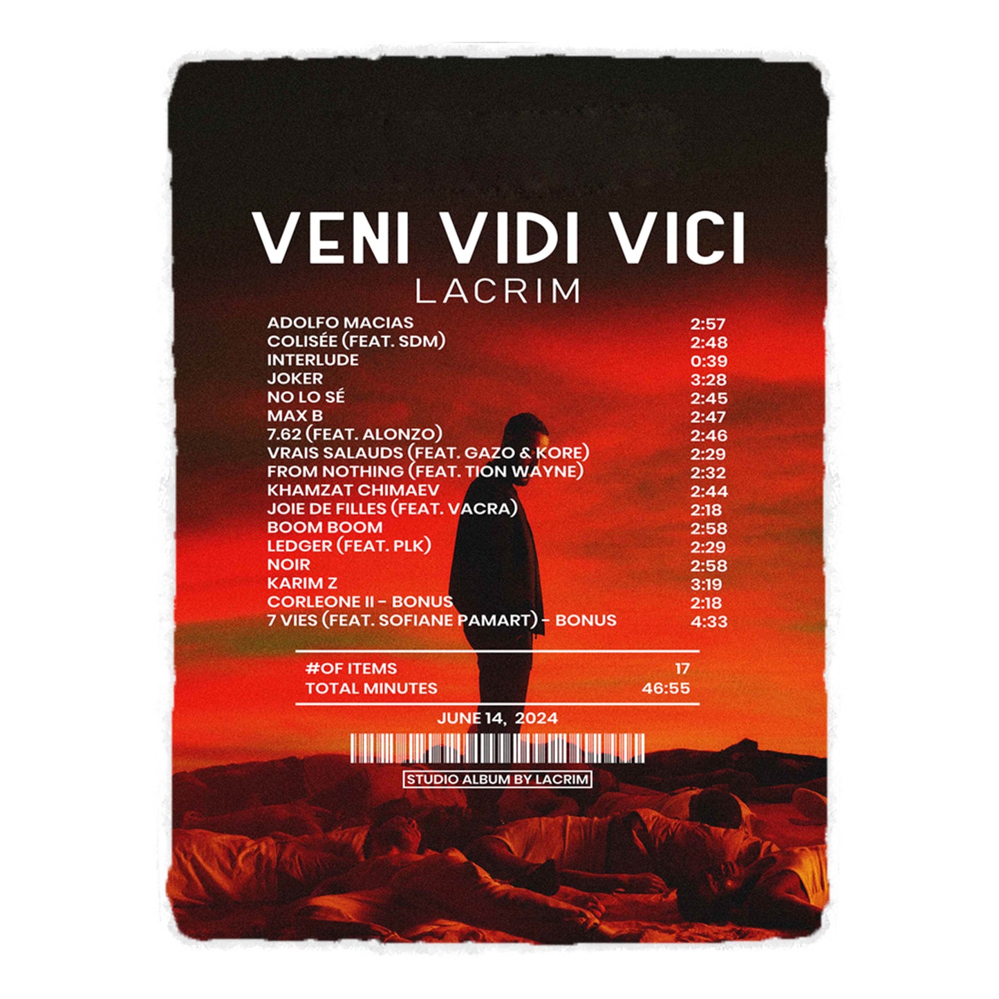 Veni Vidi Vici by Lacrim [Canvas]