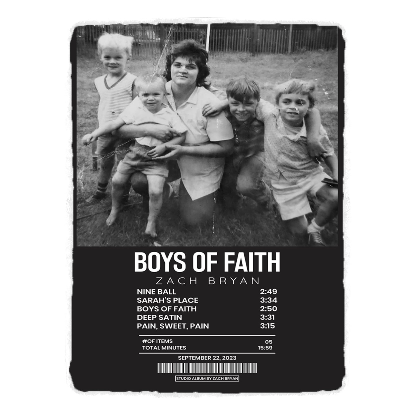 Boys Of Faith (EP) By Zach Bryan [Rug]